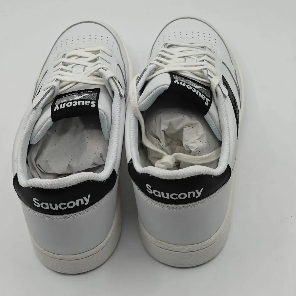 Saucony Jazz Court S70759-1 White Black Retro Sneakers Men’s 11 Women’s 12.5